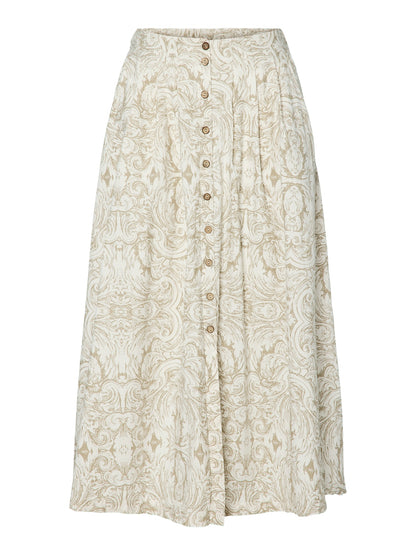 YAS Ara Long Skirt | Silver Sage