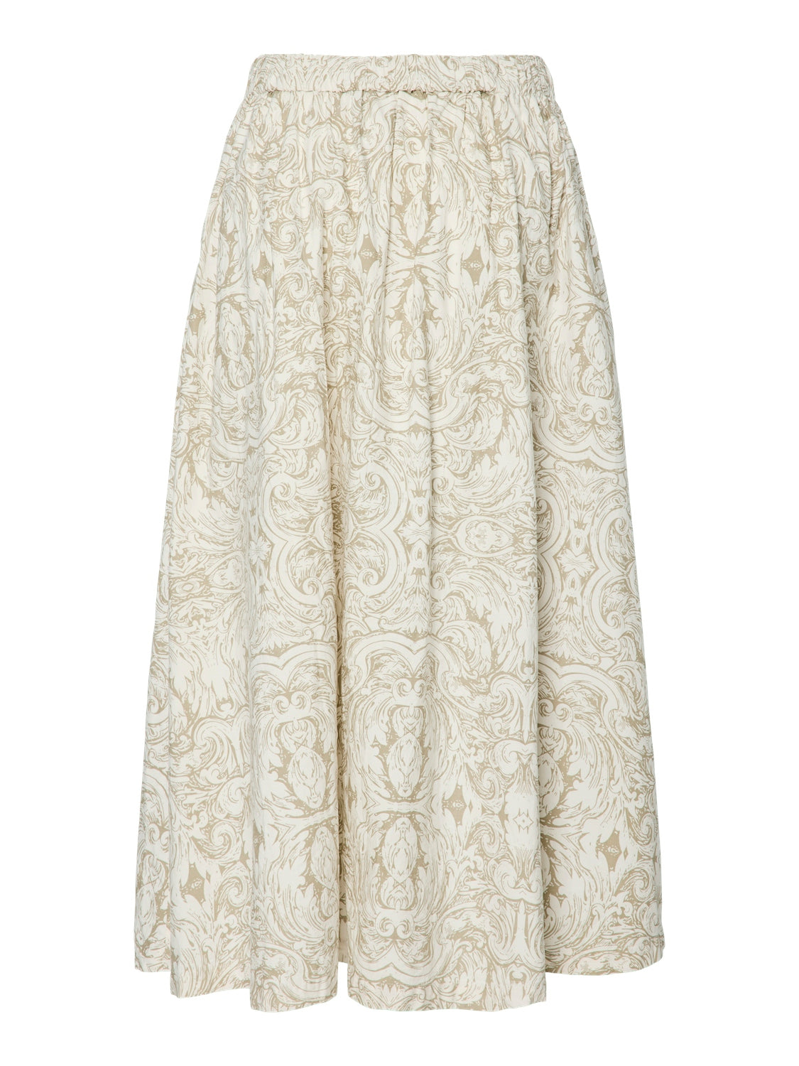 YAS Ara Long Skirt | Silver Sage