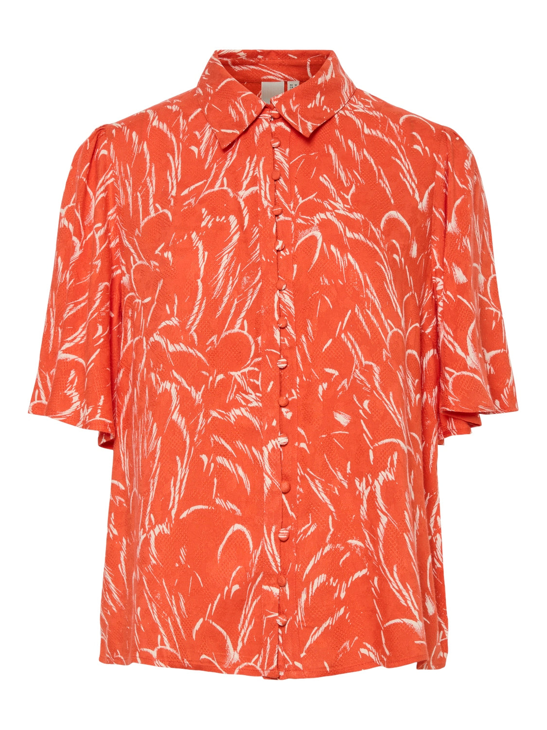 YAS Lefira Shirt | Cherry Tomato 