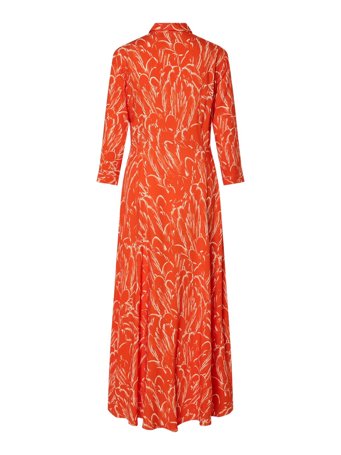 YAS Savanna Long Shirt Dress | Cherry Tomato
