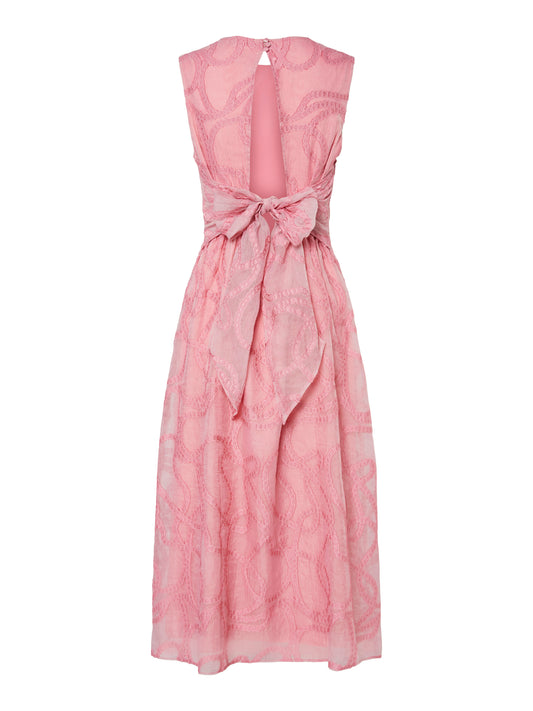 YAS Kiro Sleeveless Long Dress | Bubblegum