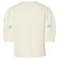 YAS Anne Short Sleeve Embroidery Knit Cardigan | Birch Provence