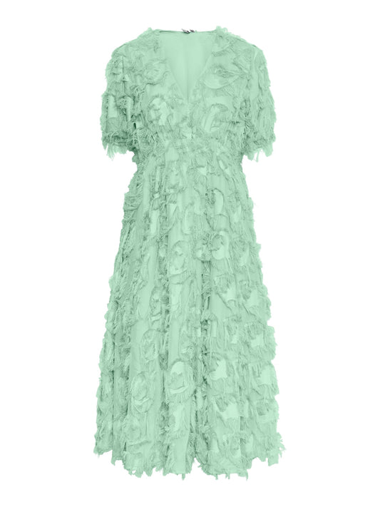 YAS Pazylla Midi Dress | Mist Green