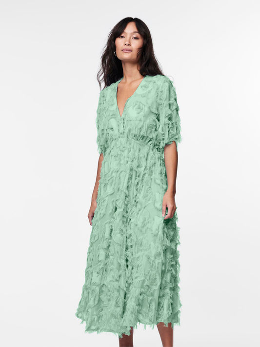 YAS Pazylla Midi Dress | Mist Green