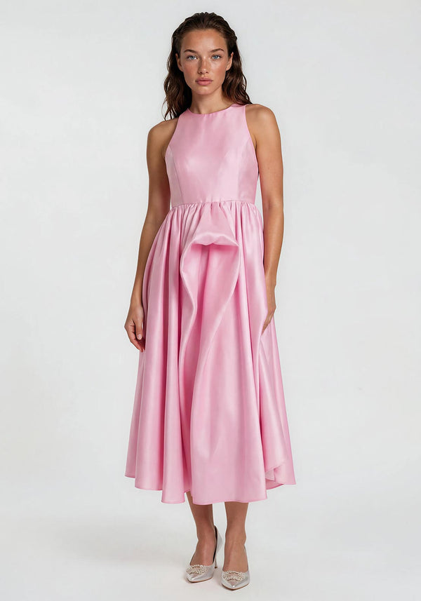 YAS Ellina Sleeveless Dress | Pink Frosting