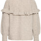 Bynikolina Frill Jumper  | String Melange