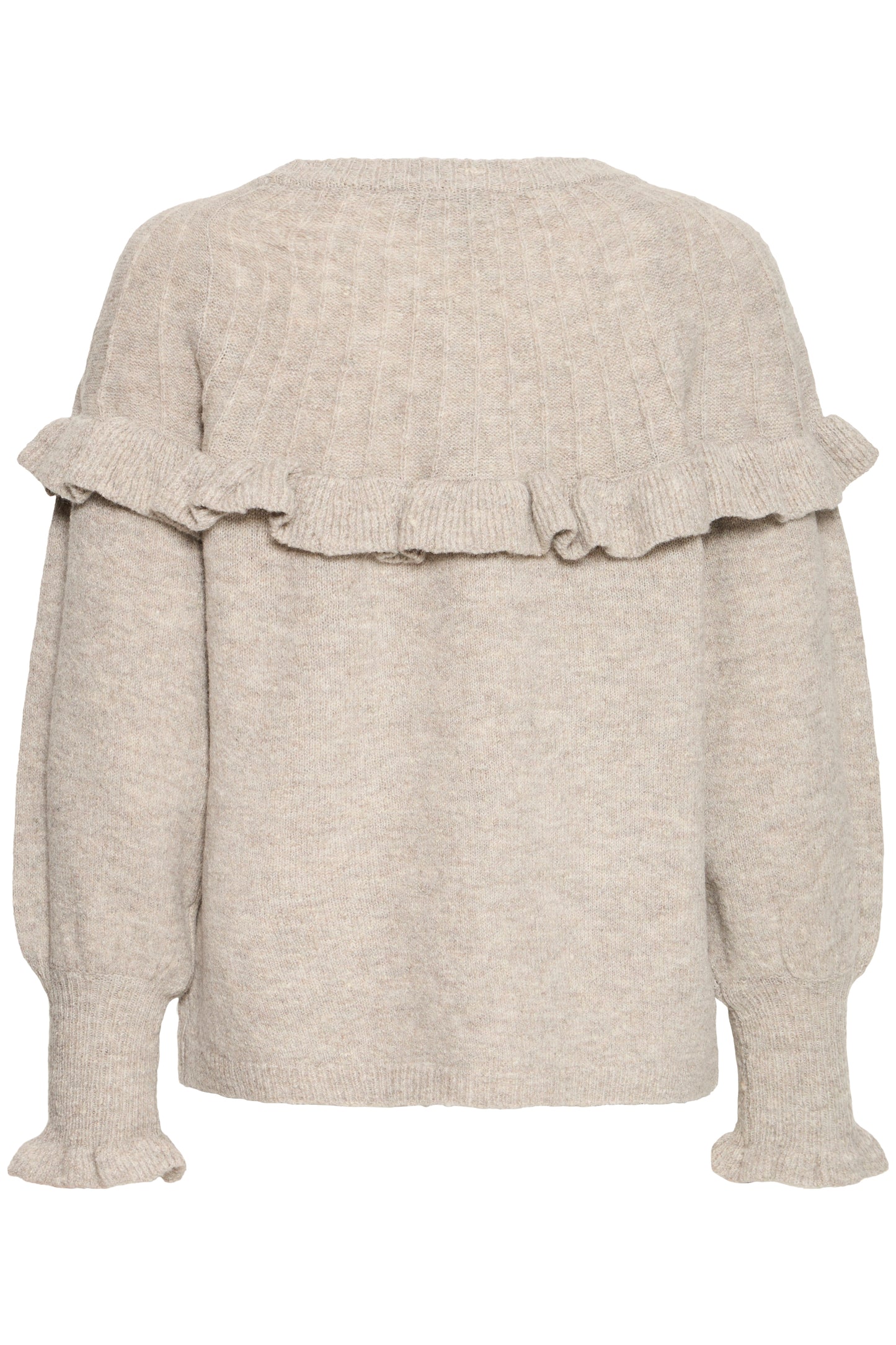 Bynikolina Frill Jumper  | String Melange