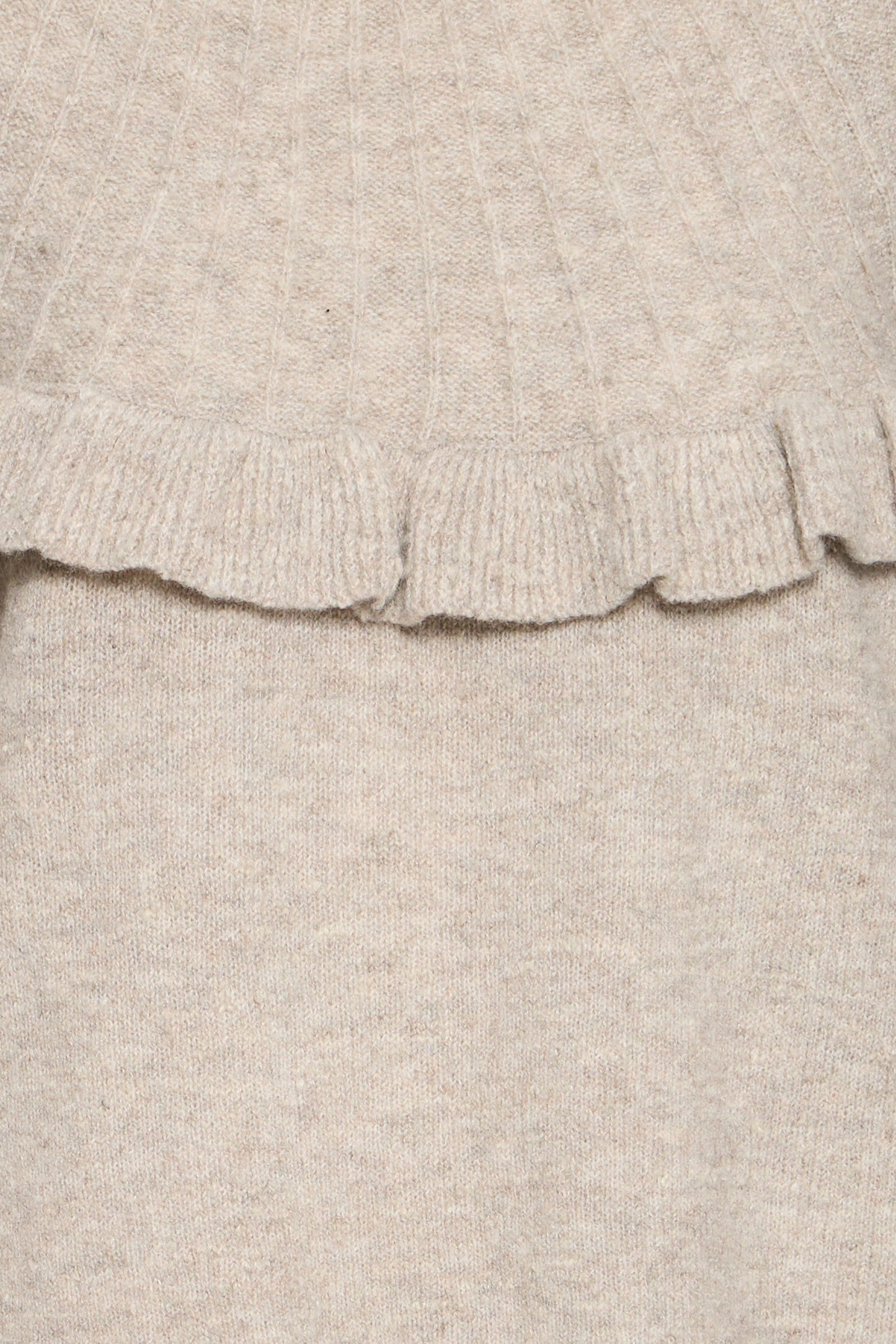 Bynikolina Frill Jumper  | String Melange