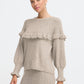 Bynikolina Frill Jumper  | String Melange