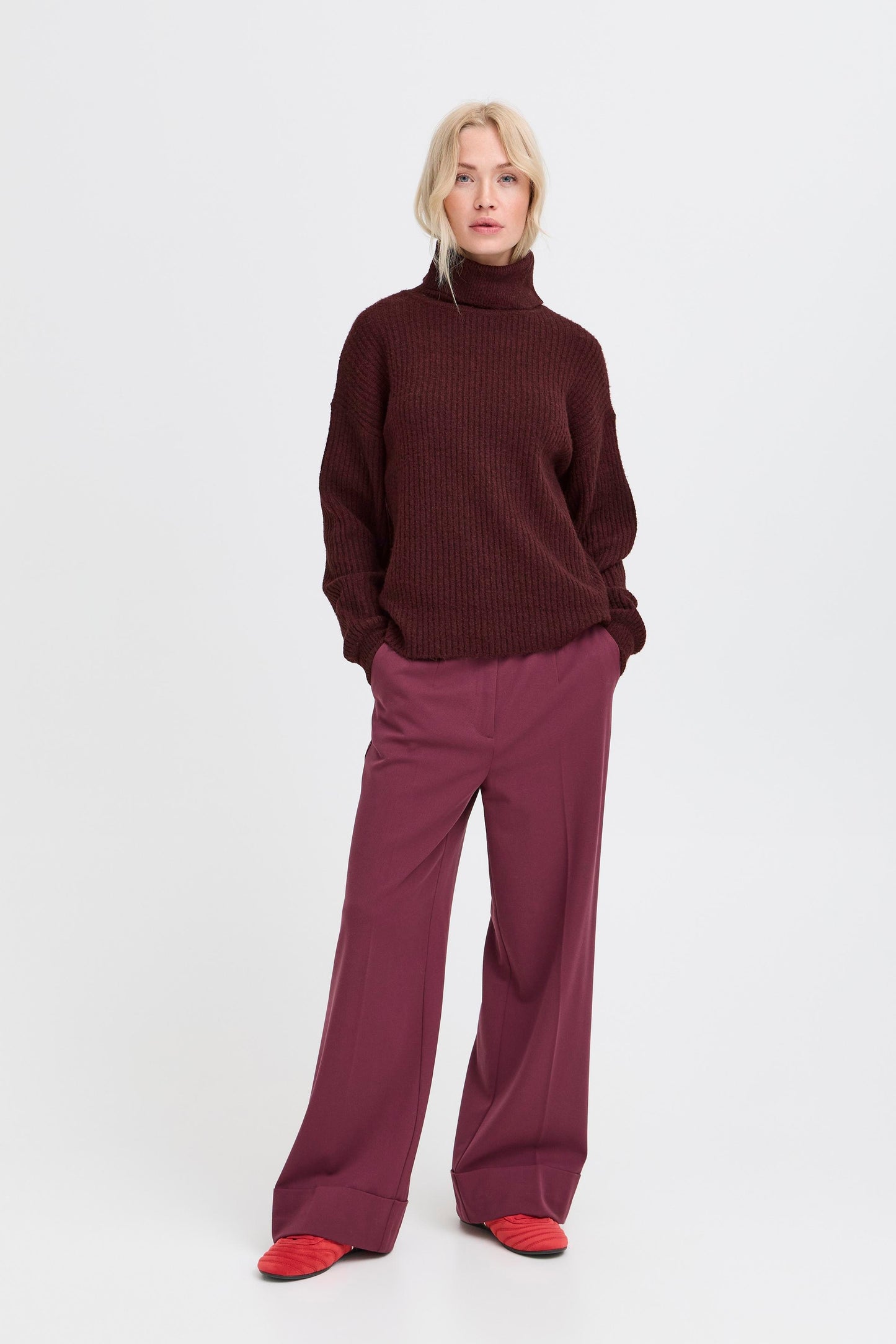 Byonema Rollneck Jumper | Port Royale Melange