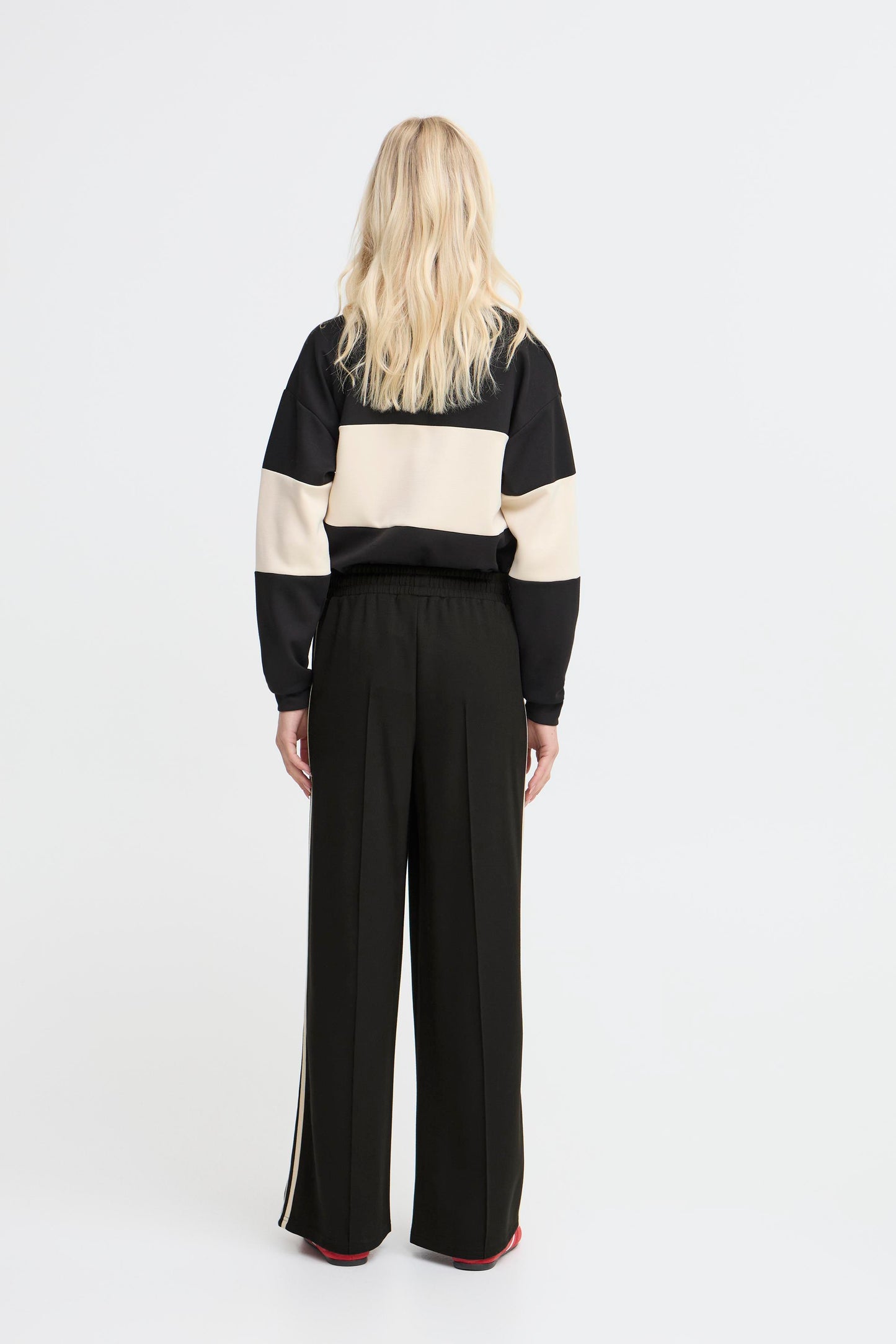 Bypusti Contrast Pants | Meteorite