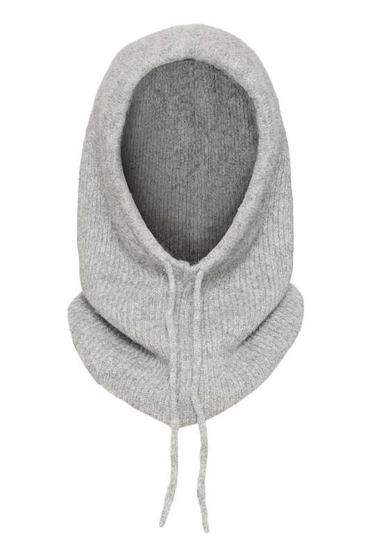 B Young Byvelha Balaclava | Light Grey Melange