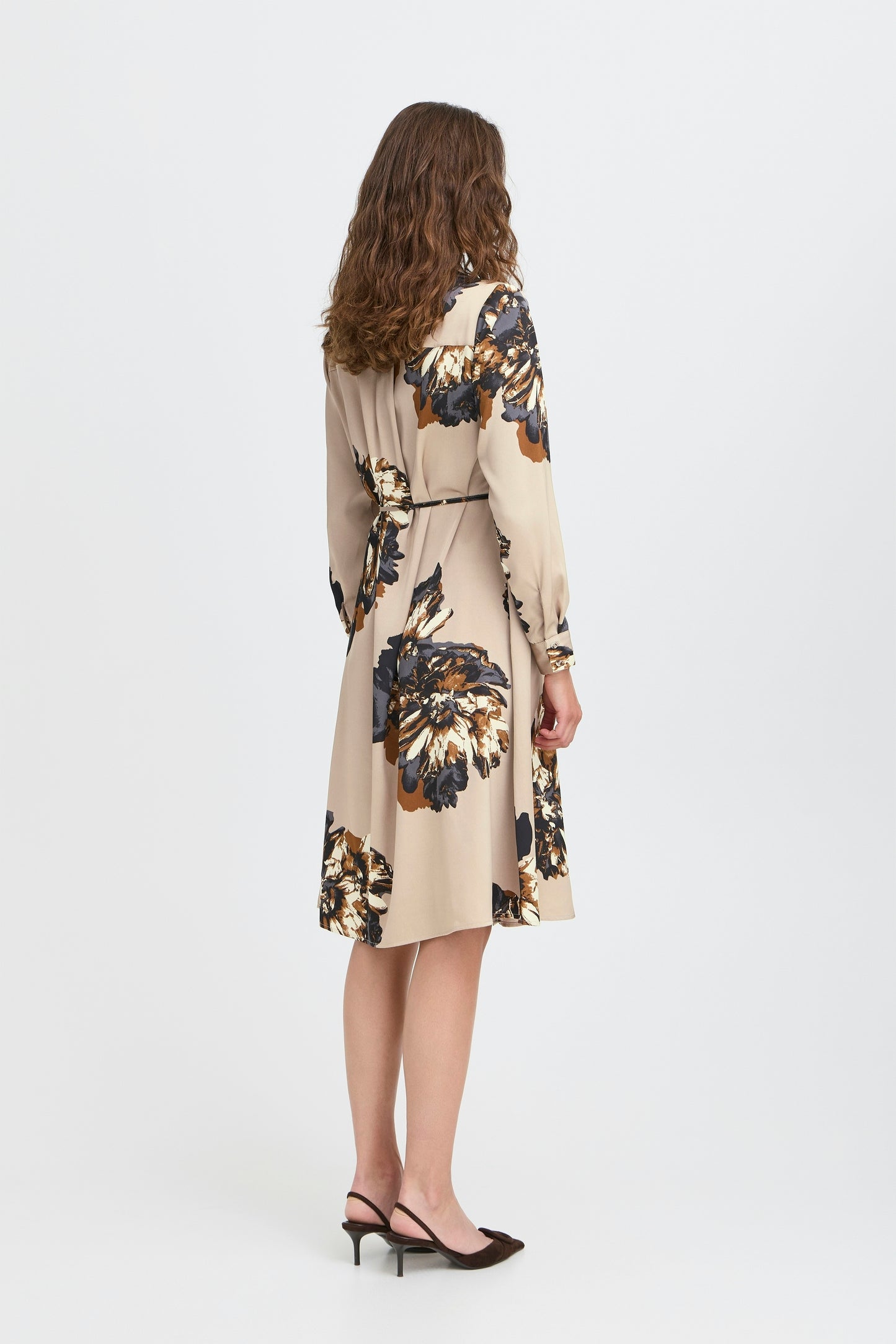 Byjannike Shirt Dress | String Mega Flower