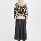 Byomea Cow Jumper | Birch Cow Jacquard