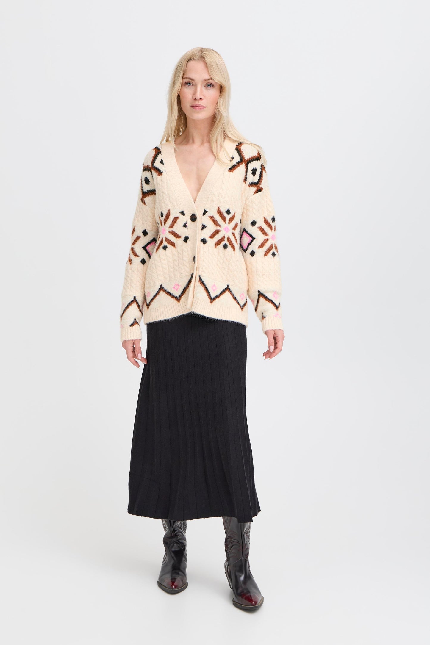 Bymelpa Cardigan | Birch Melange