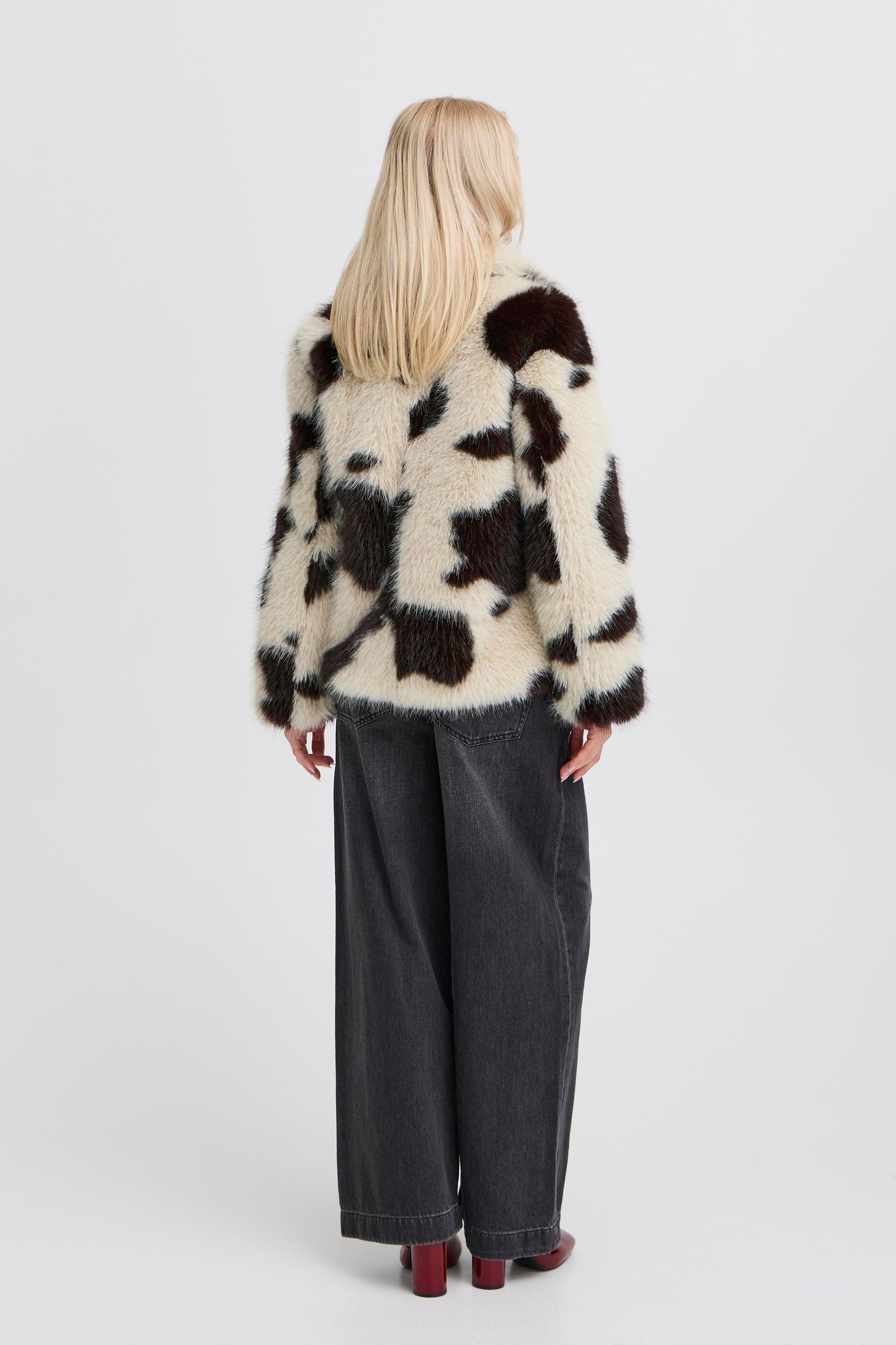 Bybemio Coat | Cow Print