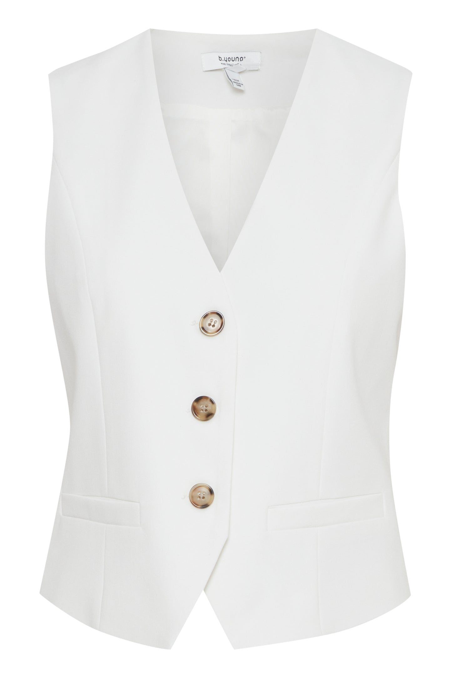 B Young ByDeceri Waistcoat | Marshmallow