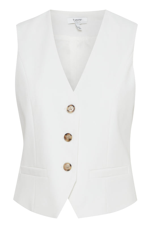 B Young ByDeceri Waistcoat | Marshmallow