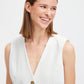 B Young ByDeceri Waistcoat | Marshmallow