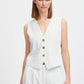 B Young ByDeceri Waistcoat | Marshmallow