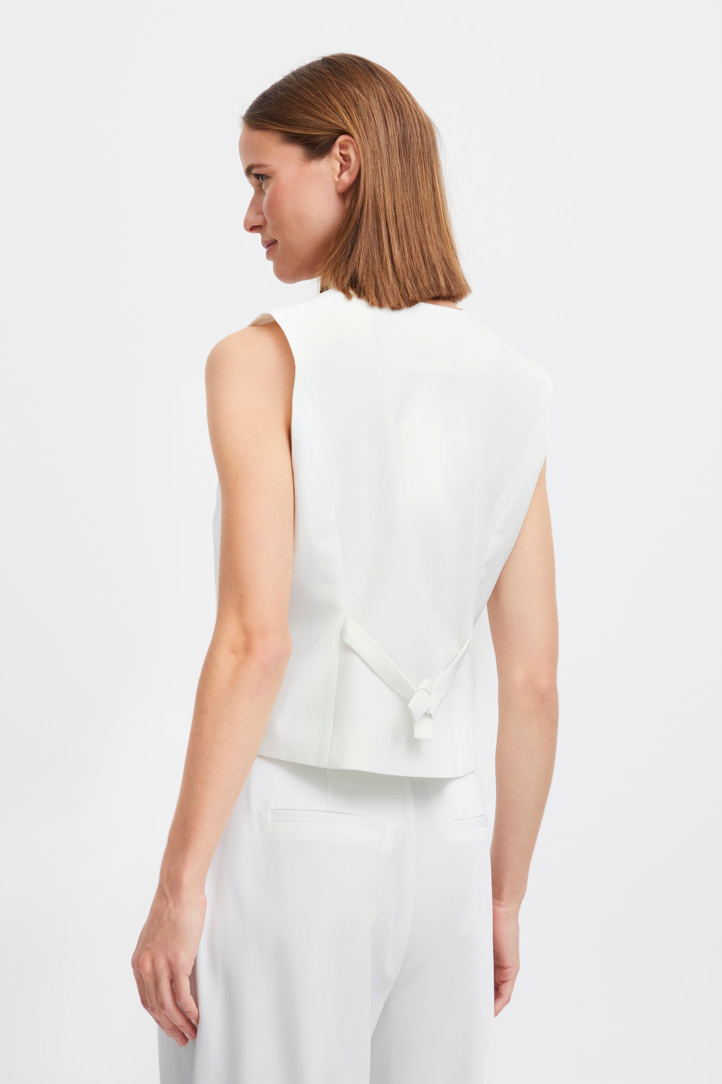 B Young ByDeceri Waistcoat | Marshmallow