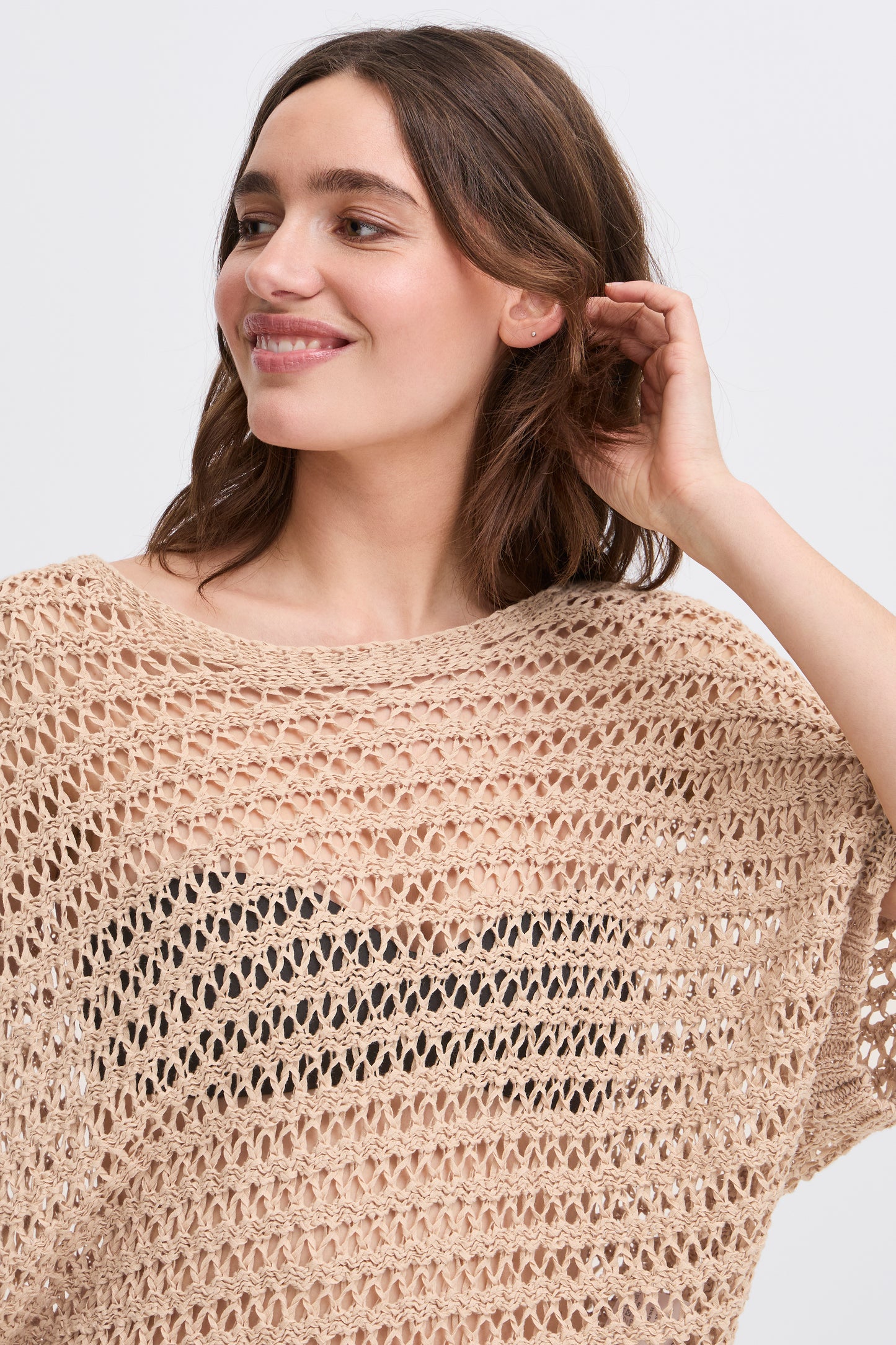 B Young Bymarax Batsleeve Jumper | Humus