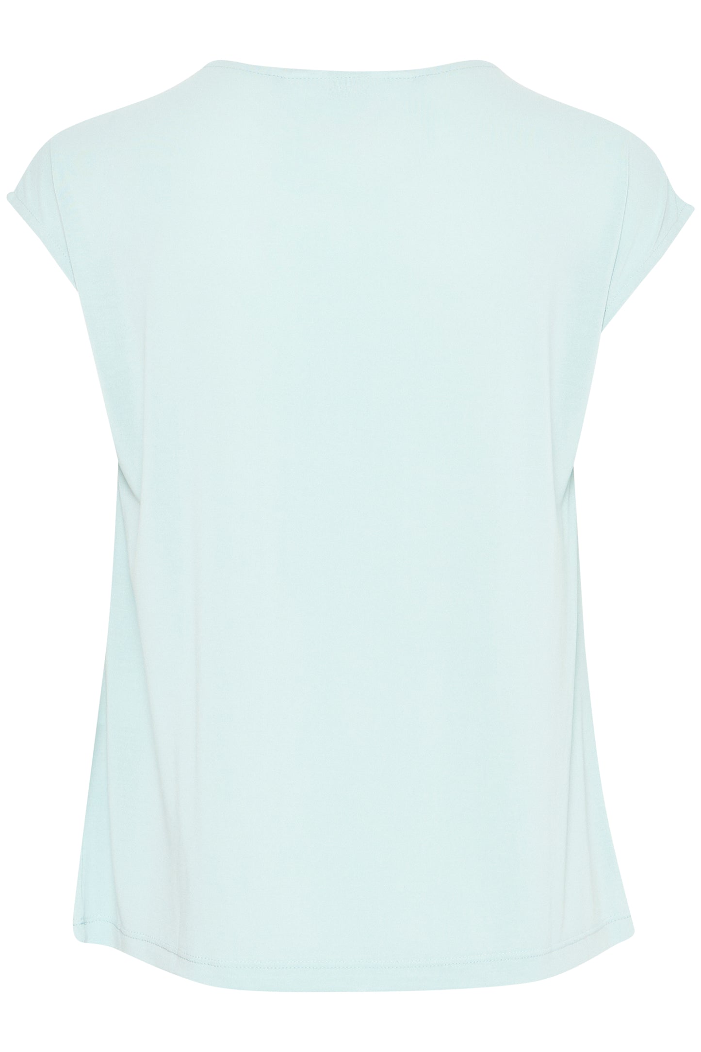 B Young Byperl Pleat Tee | Blue Haze