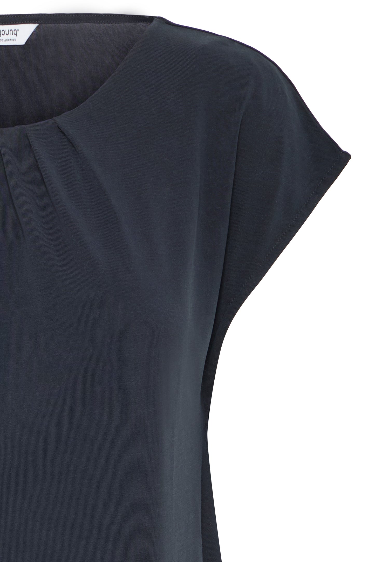 B Young Byperl Pleat Tee | Black