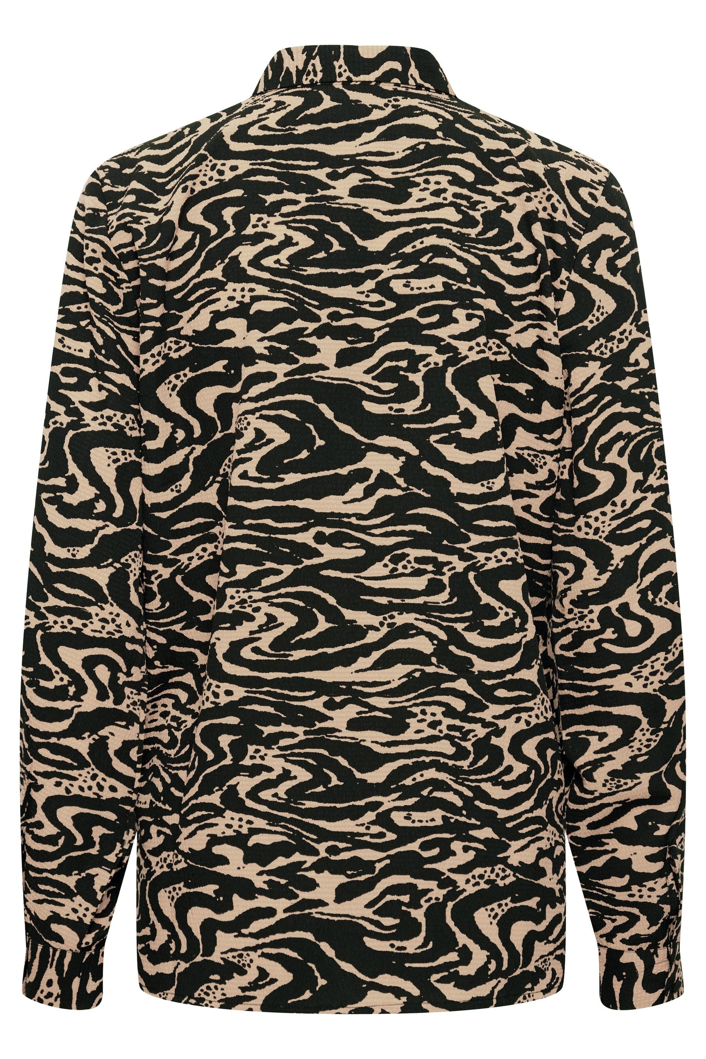 Ichi Fanora Shirt | Doeskin Wavy Animal