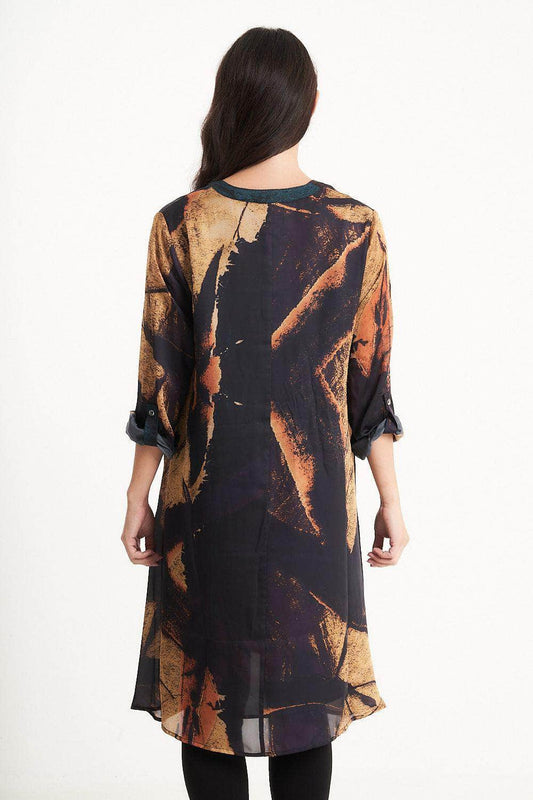 A-Line Midi Dress | Teal