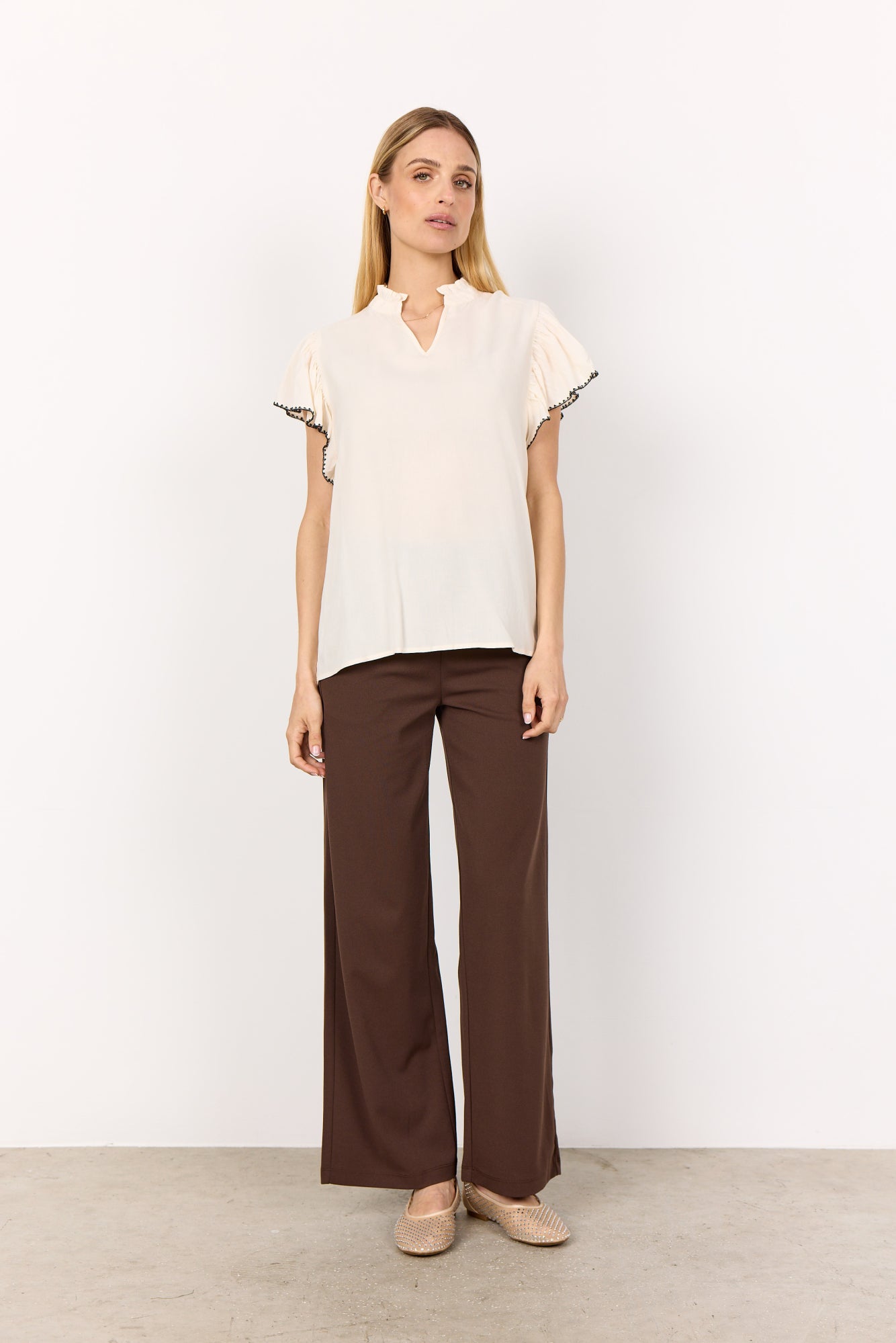 Soya Concept Radia Blouse | Cream