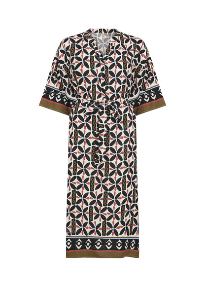 Soya Concept Sandra Dress | Misty Olive Combi