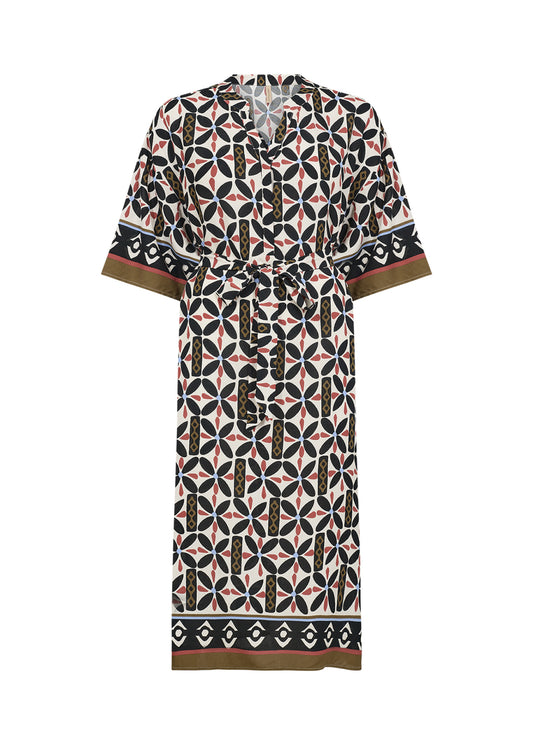 Soya Concept Sandra Dress | Misty Olive Combi