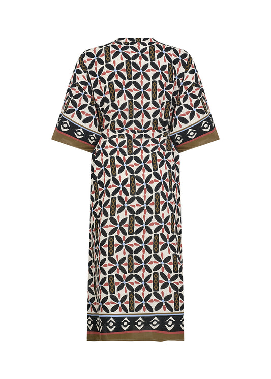 Soya Concept Sandra Dress | Misty Olive Combi