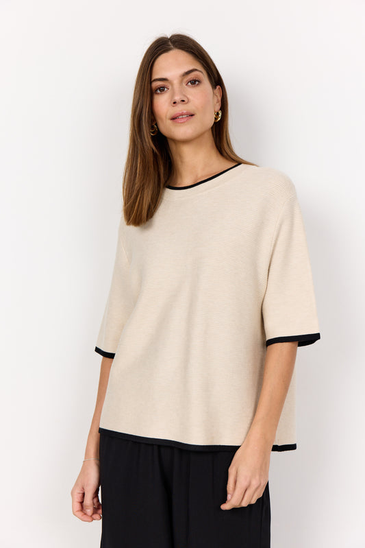 Soya Concept Dollie Pullover | Cream Melange