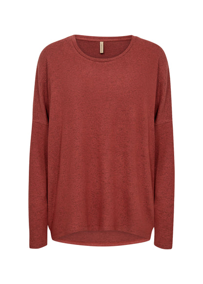 Soya Concept Biara Jumper | Mineral Red Melange