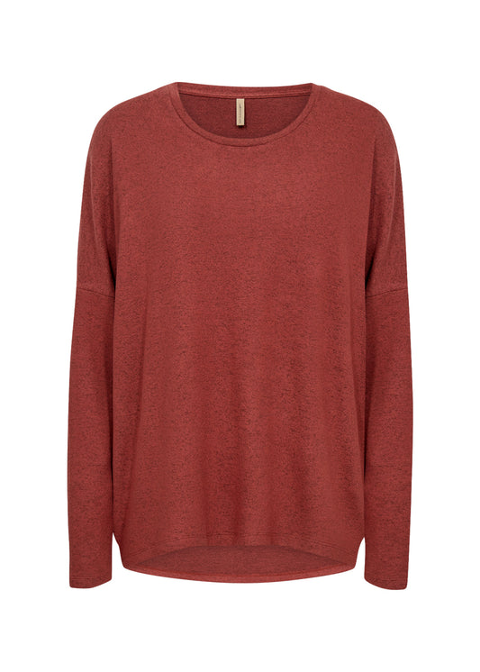 Soya Concept Biara Jumper | Mineral Red Melange