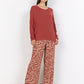 Soya Concept Biara Jumper | Mineral Red Melange