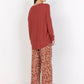 Soya Concept Biara Jumper | Mineral Red Melange