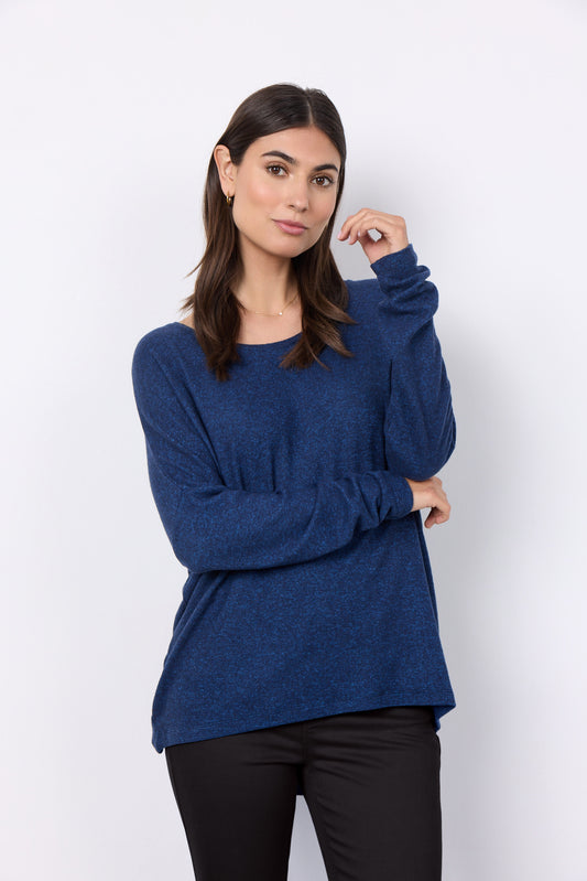 Soya Concept Biara Jumper | Navy Melange