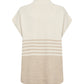 Soya Concept Selvi Sleeveless Jumper | Sand Melange