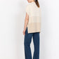 Soya Concept Selvi Sleeveless Jumper | Sand Melange