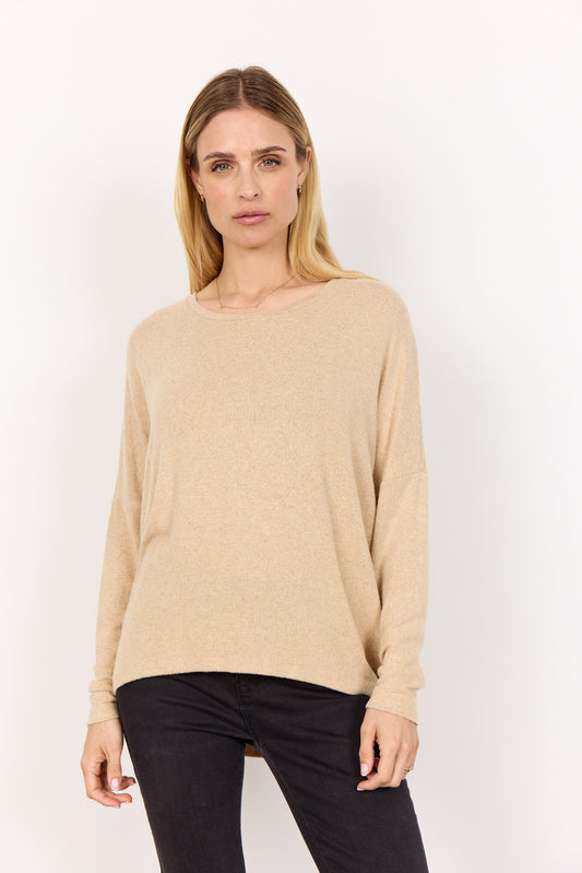 Soya Concept Biara Jumper | Sand Melange