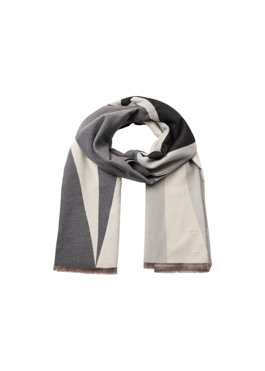 Soya Concept Shu Scarf | Black Combi