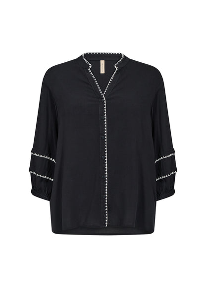 Soya Concept Radia Shirt | Black