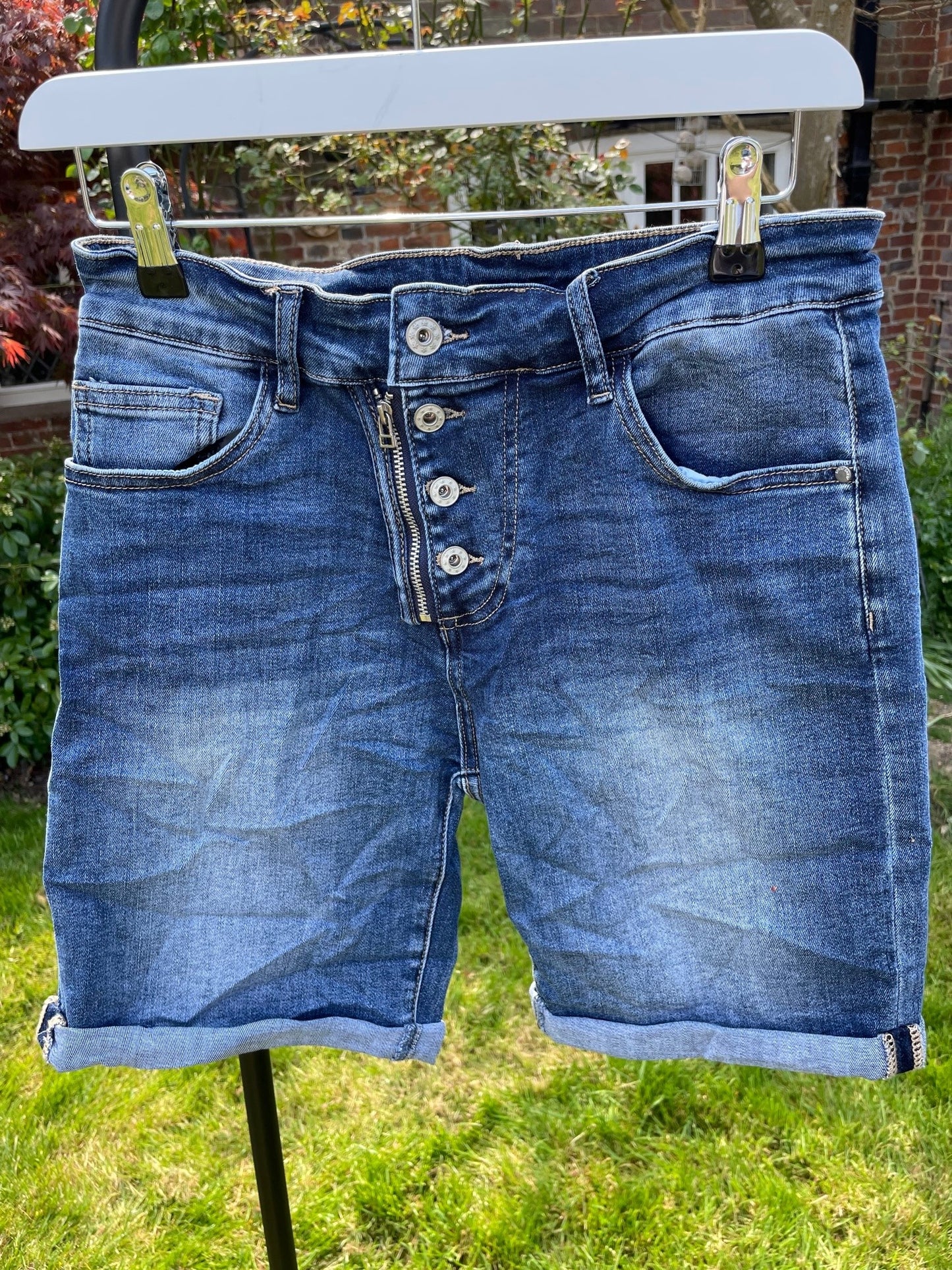 Melly & Co Denim 4 Button Shorts