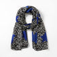 Leopard and Stars Scarf | Blue