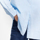 Striped Shirt | Cashmere Blue