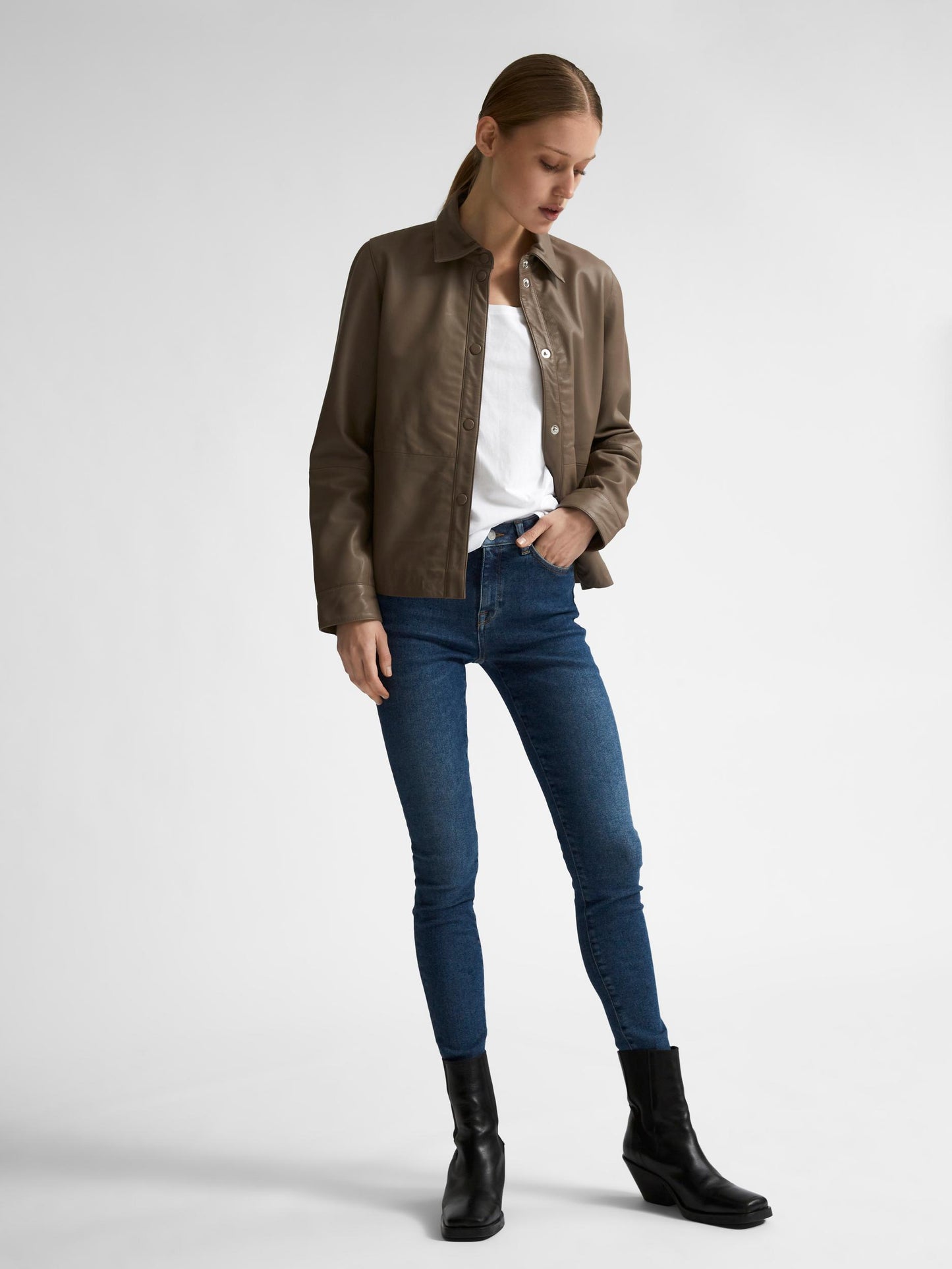 Sophia Skinny Jeans | Dark Blue Denim