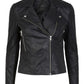 YAS Sophie Leather Jacket | Black